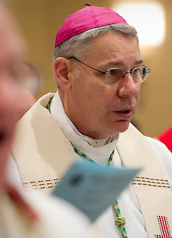 Bishop Robert Finn - (CNS Photo - Nancy Phelan Wiechec)