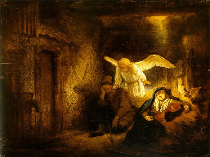 (Dream of Joseph - Rembrandt)